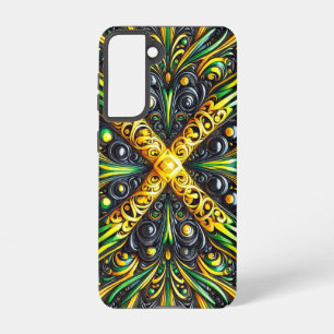 Samsung Galaxy S21 Case Jamaikanische Farben Hülle
