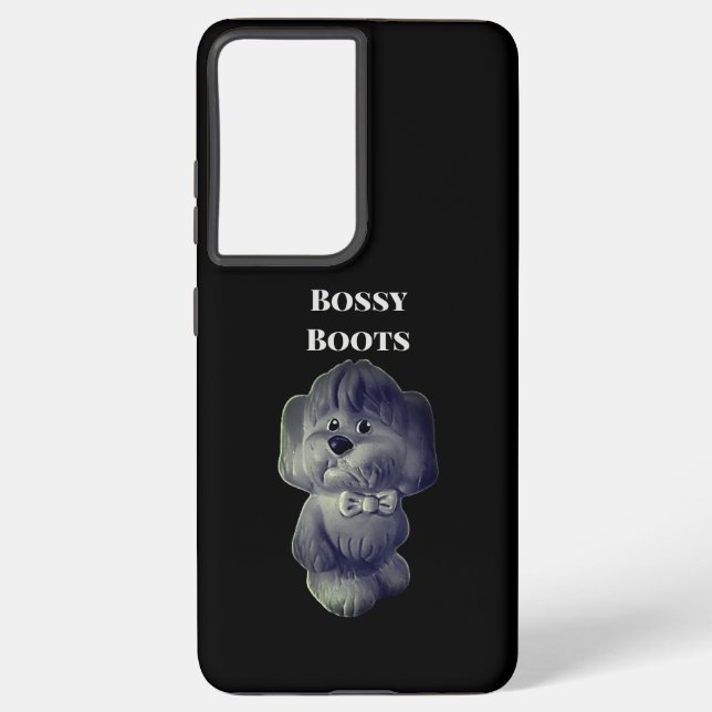 samsung galaxy s21 coque Bossy Boots design (Verso)