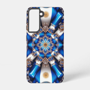 Samsung Galaxy S21 Fall Argentinische Farben Hülle
