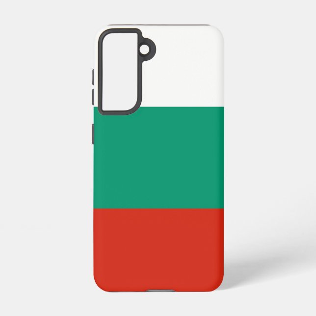 Samsung Galaxy S21 Fall Flag von Bulgarien Hülle (Rückseite)