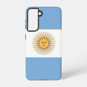 Samsung Galaxy S21 Fallflagge von Argentinien Hülle