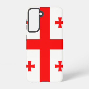 Samsung Galaxy S21 Fallflagge von Georgia Hülle