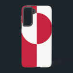 Samsung Galaxy S21 Fallflagge von Grönland Hülle<br><div class="desc">Mit dem Samsung SGH-X500 ist das Samsung SGH-E500 ein idealer Ausgangspunkt für Ihre Erkundungstouren durch die Stadt. Die markanten Farben Rot und Weiß schaffen eine saubere, minimalistische Ästhetik, die Grönlands reichhaltiges Erbe würdigt. Egal ob Sie ein stilvolles Telefon oder ein bedeutendes Geschenk suchen, dieses Gehäuse bietet eine perfekte Mischung aus...</div>