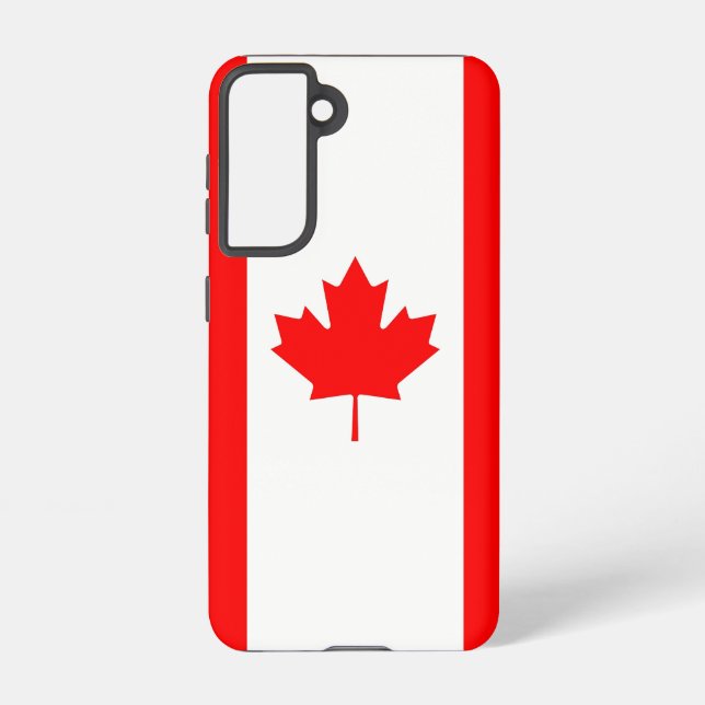 Samsung Galaxy S21 Fallflagge von Kanada Hülle (Rückseite)