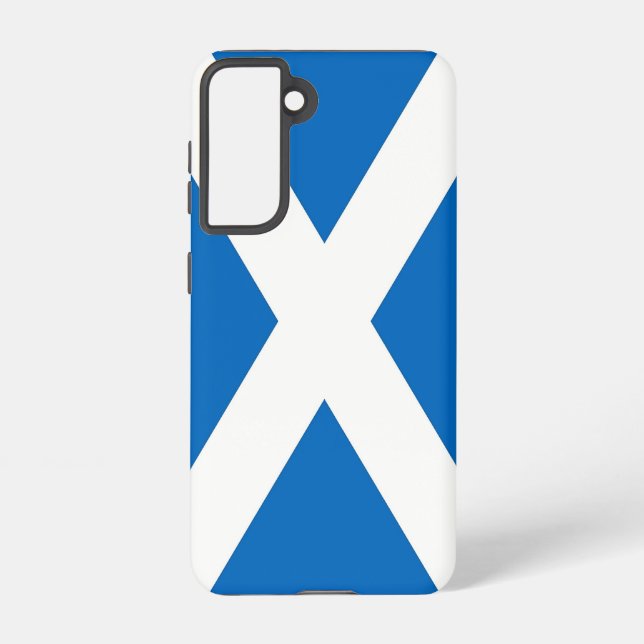 Samsung Galaxy S21 Fallflagge von Schottland Hülle (Rückseite)
