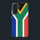 Samsung Galaxy S21 Fallflagge von Südafrika Hülle<br><div class="desc">Mit dem exklusiven Samsung Galaxy S21 Cover mit Südafrikanischer Flagge fügen Sie Ihrem Handy-Accessoires eine lebendige Touch Südafrikas hinzu! Dieses Handy wurde mit viel Liebe zum Detail entworfen und ist mehr als nur funktional, es ist eine Feier des südafrikanischen Erbes und des kulturellen Stolzes. Das kühne Design zeigt stolz die...</div>