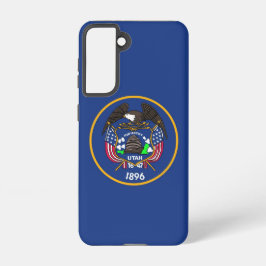 Samsung Galaxy S21 Fallflagge von Utah Hülle