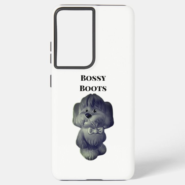 Samsung Galaxy s21 Gehäuse Bossy Boots Design Samsung Galaxy Hülle (Rückseite)