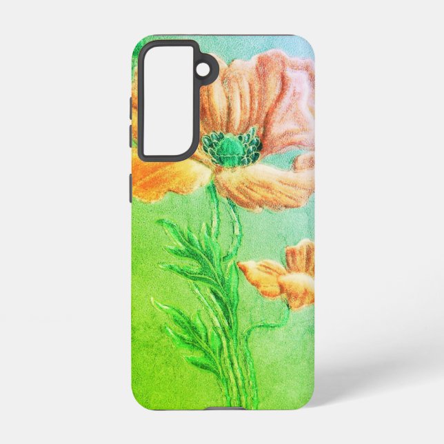 SAMSUNG GALAXY S21 Phone Case BLUME STYLE DESIGN Hülle (Rückseite)