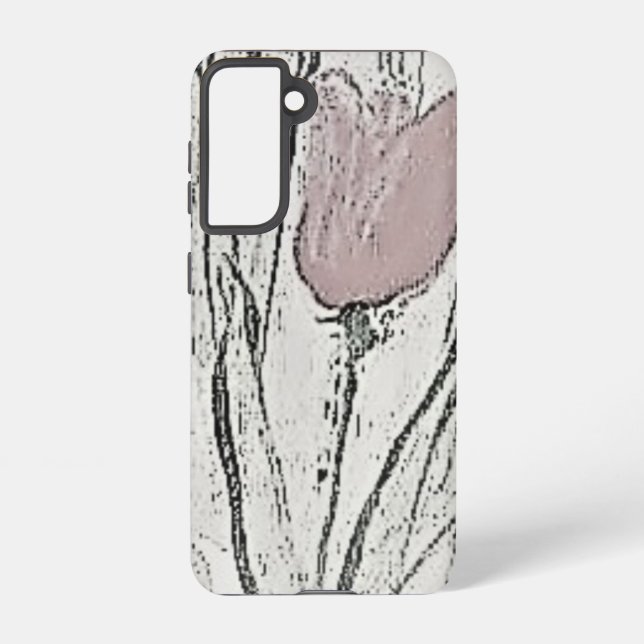 SAMSUNG GALAXY S21 Phone Case BLUME STYLE DESIGN Hülle (Rückseite)