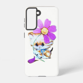 SAMSUNG GALAXY S21 Phone Case KLEIN CAT STYLE Hülle