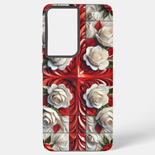 Samsung Galaxy S21 Plus Case - Englisch Rose Samsung Galaxy Hülle