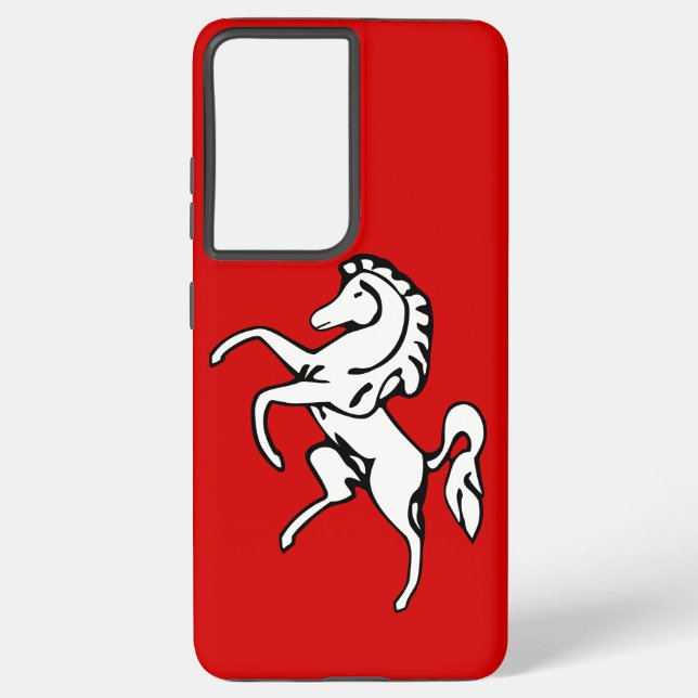 Samsung Galaxy S21 Plus Case flag of Kent County Hülle (Rückseite)