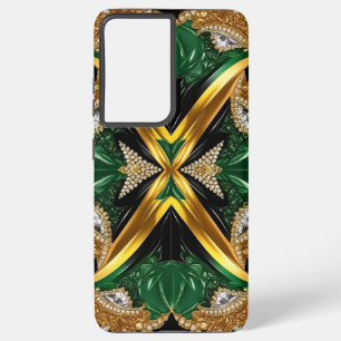 Samsung Galaxy S21 Plus Case Jamaikanische Farben Hülle