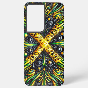 Samsung Galaxy S21 Plus Case Jamaikanische Farben Hülle