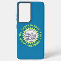 Samsung Galaxy S21 Plus Case South Dakota Fahne
