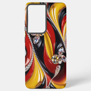 Samsung Galaxy S21 Plus Fall Belgische Farben Hülle