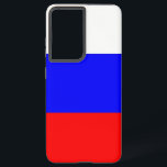 Samsung Galaxy S21 Plus Fall Russland Samsung Galaxy Hülle<br><div class="desc">Das elegante und stilvolle Samsung Galaxy S21 Plus Case mit russischer Flagge. Dieses Produkt ist anpassbar.</div>