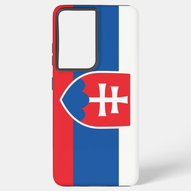Samsung Galaxy S21 Plus Fallflagge der Slowakei Samsung Galaxy Hülle (Rückseite)