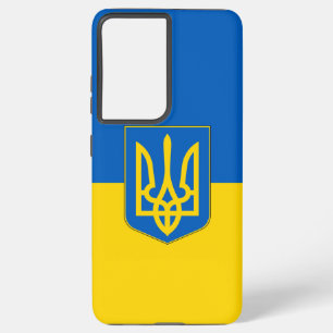 Samsung Galaxy S21 Plus Fallflagge der Ukraine Samsung Galaxy Hülle