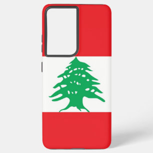 Samsung Galaxy S21 Plus Fallflagge des Libanon Hülle