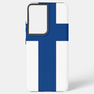 Samsung Galaxy S21 Plus Fallflagge in Finnland Hülle