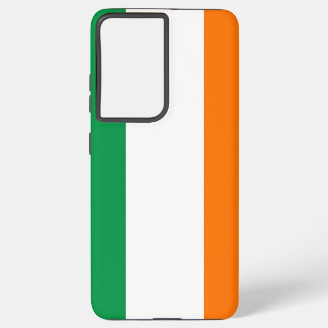 Samsung Galaxy S21 Plus Fallflagge in Irland Hülle (Rückseite)