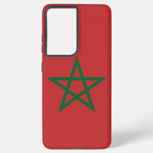 Samsung Galaxy S21 Plus Fallflagge in Marokko Hülle