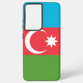 Samsung Galaxy S21 Plus Fallflagge von Aserbaidsch Hülle