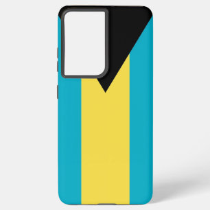 Samsung Galaxy S21 Plus Fallflagge von Bahamas Hülle