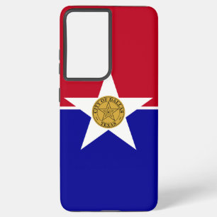 Samsung Galaxy S21 Plus Fallflagge von Dallas, Tex Hülle