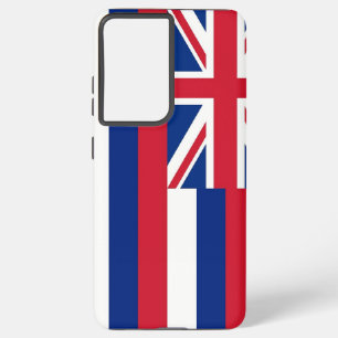 Samsung Galaxy S21 Plus Fallflagge von Hawaii Hülle