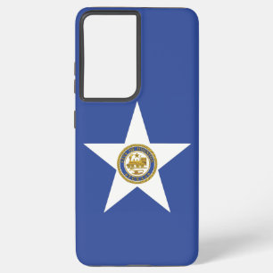 Samsung Galaxy S21 Plus Fallflagge von Houston Hülle