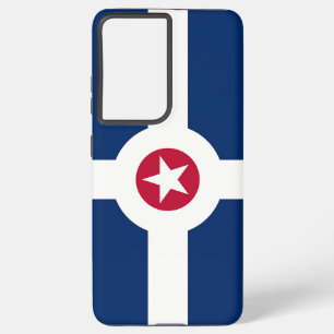 Samsung Galaxy S21 Plus Fallflagge von Indianapoli Hülle
