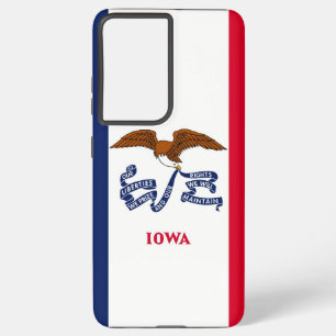 Samsung Galaxy S21 Plus Fallflagge von Iowa Hülle