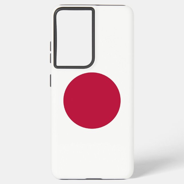 Samsung Galaxy S21 Plus Fallflagge von Japan Samsung Galaxy Hülle (Rückseite)