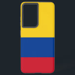 Samsung Galaxy S21 Plus Fallflagge von Kolumbien Samsung Galaxy Hülle<br><div class="desc">Genießen Sie die Samsung Galaxy S21 Plus mit unserem exklusiven Handy-Cover unter kolumbianischer Flagge! Mit viel Liebe zum Detail gestaltet, präsentiert dieses Handy stolz das lebendige Design der kolumbianischen Fahne. Die Fahne besteht aus drei horizontalen Streifen - Gelb, Blau und Rot - wobei der gelbe Streifen die Hälfte der Fahne...</div>