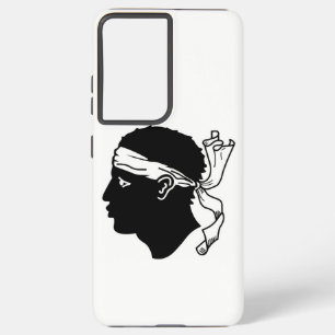 Samsung Galaxy S21 Plus Fallflagge von Korsika Hülle