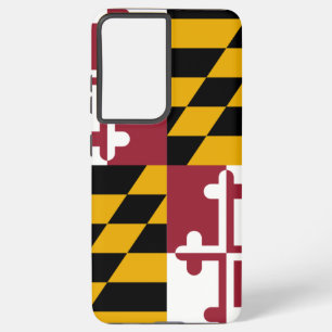 Samsung Galaxy S21 Plus Fallflagge von Maryland Hülle