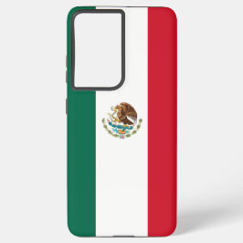 Samsung Galaxy S21 Plus Fallflagge von Mexiko Hülle