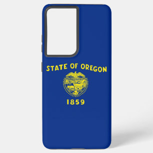 Samsung Galaxy S21 Plus Fallflagge von Oregon Hülle