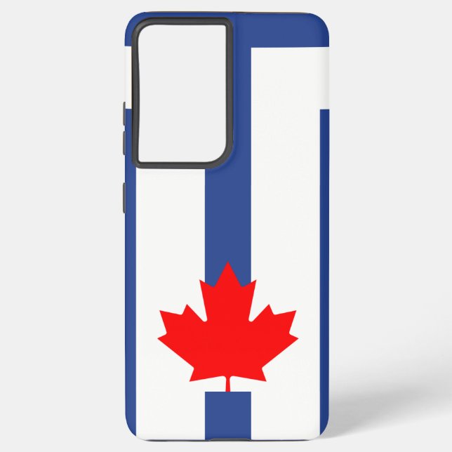 Samsung Galaxy S21 Plus Fallflagge von Ottawa Samsung Galaxy Hülle (Rückseite)