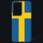 Samsung Galaxy S21 Plus Fallflagge von Schweden Samsung Galaxy Hülle<br><div class="desc">Die Samsung S21 Plus Cover mit der Flagge Schwedens, die den Schutz mit der Feier des schwedischen Erbes verbinden soll! Dieses Cover wurde mit viel Liebe zum Detail gestaltet und zeigt stolz das ikonisch gelbe Kreuz auf blauem Hintergrund der schwedischen Flagge, das die Geschichte, Kultur und Werte der Nation symbolisiert....</div>