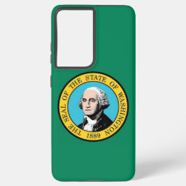 Samsung Galaxy S21 Plus Fallflagge von Washington Hülle