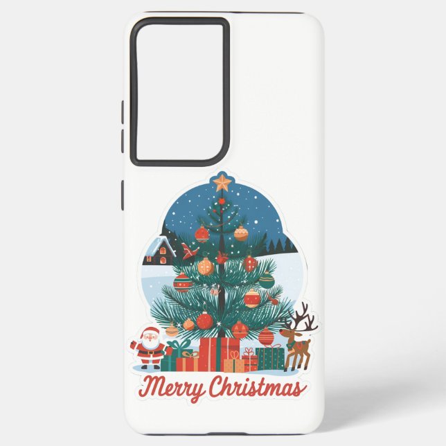 Samsung Galaxy S21 Plus Weihnachts-Hüllen Samsung Galaxy Hülle (Rückseite)