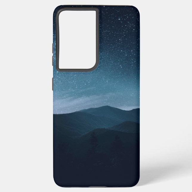 Samsung Galaxy S21 Ultr Hüllen mit Starry Sky Over Samsung Galaxy Hülle (Rückseite)