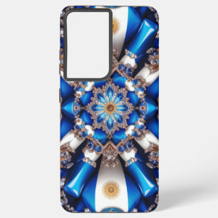 Samsung Galaxy S21 Ultra Case argentinische Farben Hülle