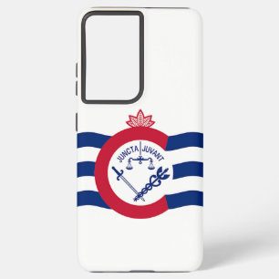 Samsung Galaxy S21 Ultra Case Cincinnati-Flagge Hülle