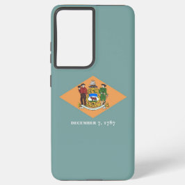 Samsung Galaxy S21 Ultra Case Flag von Delaware Hülle