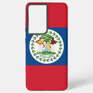 Samsung Galaxy S21 Ultra Case mit Belize-Flagge Hülle